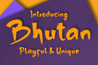 Bhutan Font: Playful Display Typography Guide