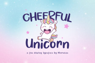 Cheerful Unicorn Font: Elevating Campaign Visuals with Joy