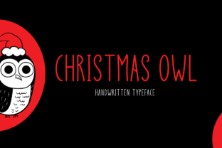 Christmas Owl Font: Elegant Display Typography for Editorial Design
