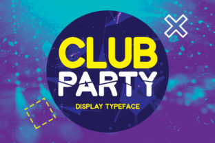 Club Party Font: Cheerful Display Typography for Editorial Design