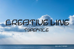 Creative Line Font: Bold Display Typography for Digital Campaigns