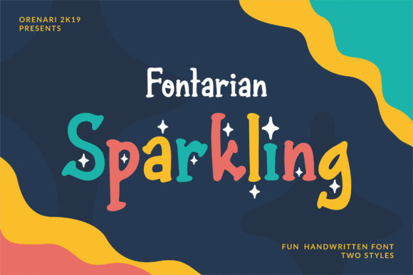 Fontarian Sparkling Font for Small Business Branding