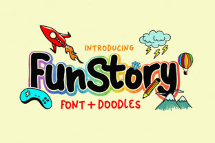 Fun Story Font: Whimsical Display Typography for Web Design