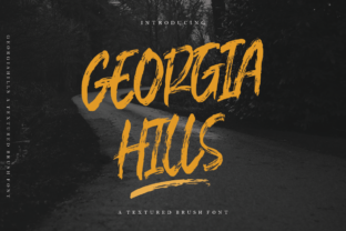 Georgia Hills Font: Modern Display Style for Makers