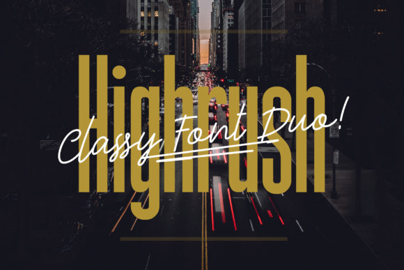 Highrush Duo Font Review for Authentic Brand Identity
