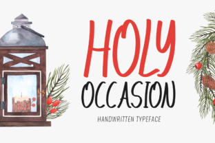 Holy Occasion Font for Editorial Design and Publishing
