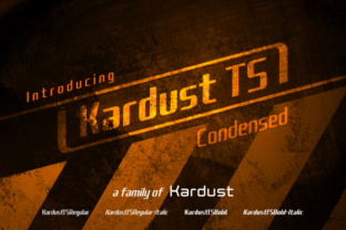 Kardust TS Font: Modern Display Type for Editorial Design