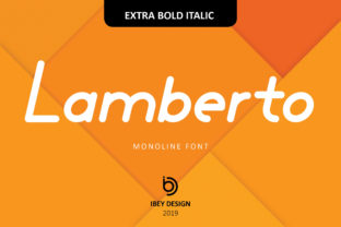 Lamberto Extra Bold Italic Font for High-Impact Campaigns