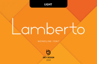 Lamberto Light: Bold Display Font Guide