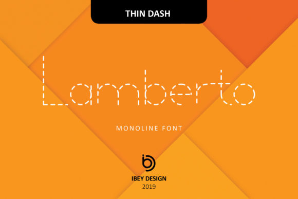 Lamberto Thin Dash Font: A Small Business Branding Upgrade