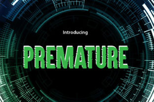 Premature Font: Bold Uppercase Display for Editorial Impact
