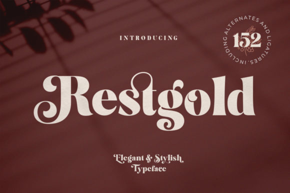 Restgold Font: Elevating Modern Brand Identity Design