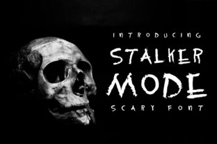 Stalker Mode Font Review for Horror Branding