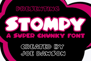Stompy Font: A Chunky Display Typeface for Playful Branding
