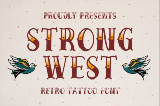 Strong West Font: Vintage Branding for Small Business