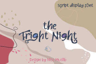 The Fright Night Font for Spooky Editorial Design