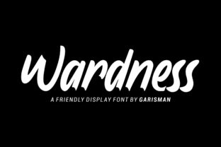 Wardness Font: Bold Display Typography for Web Design