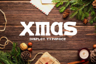 Xmas Font: Bold Display Type for Holiday Crafts